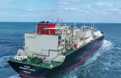 中国最大規模のLNG運搬船建造プロジェクト、一号船を引き渡し