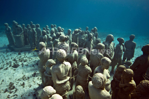 魚たちも鑑賞 海中博物館 でサンゴ礁守れ メキシコ 写真6枚 ファッション ニュースならmode Press Powered By Afpbb News