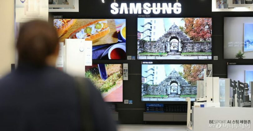 ソウル市内の量販店の家電売り場に並ぶ製品(c)MONEYTODAY