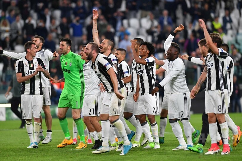 ユベントスが2季ぶりCL決勝進出、アウベスの決勝点でモナコを退ける