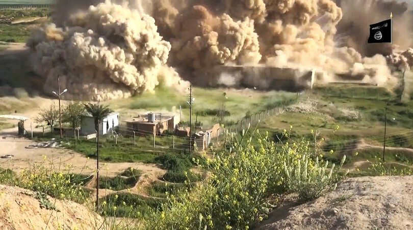 イラクのニムルド遺跡、ISが新たな破壊 衛星画像で確認