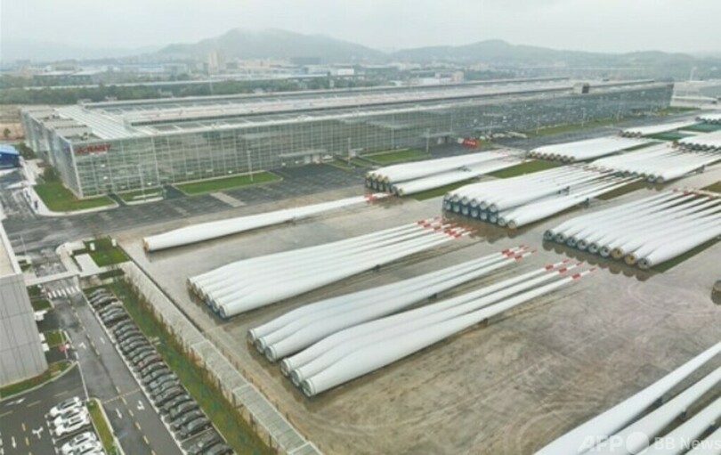 世界最長の風力発電ブレード 中国湖南省の生産ラインで完成