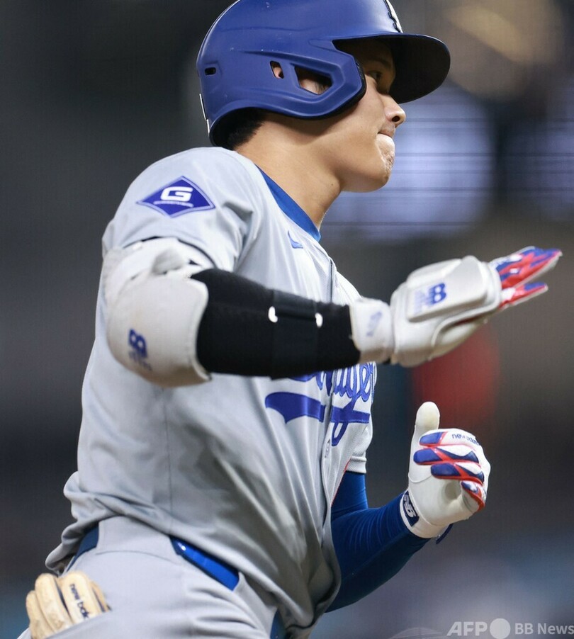 大谷が48号2ラン MLB通算219本塁打でアジア人最多に