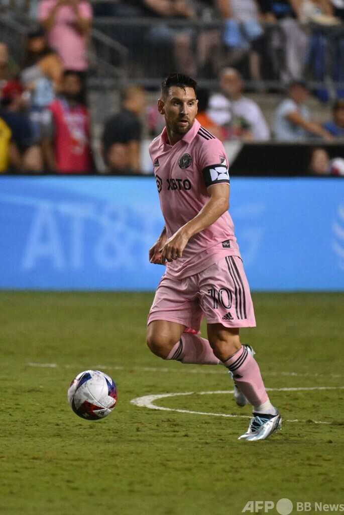 メッシが6戦連発 マイアミ快勝でリーグス杯決勝へ