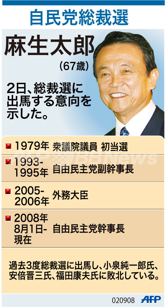 色紙 自民党 麻生太郎 福田康夫 直筆色紙 - その他