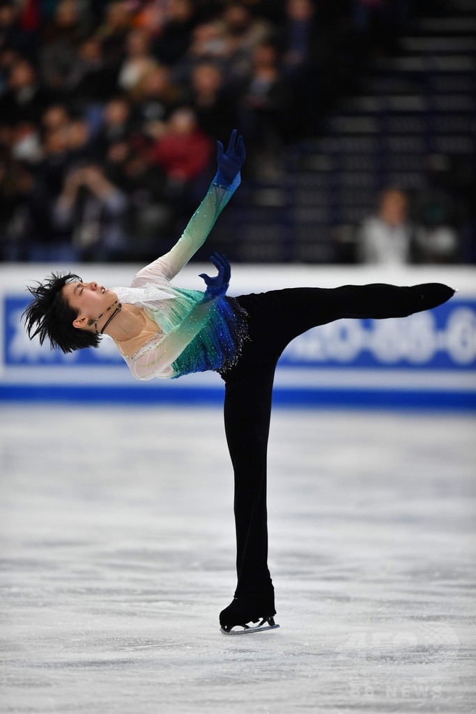 羽生がFS歴代最高得点で逆転優勝、宇野は銀 世界フィギュア