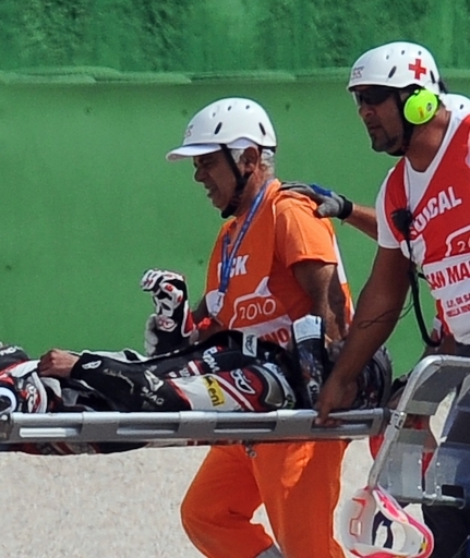 富沢祥也、レース中の事故で死亡 サンマリノGP 写真5枚 国際ニュース