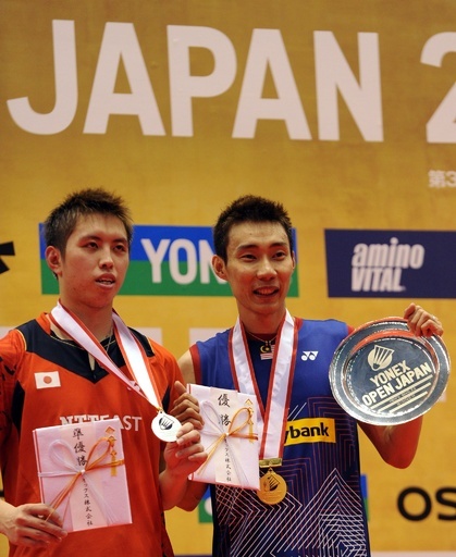 リーが田児破り男子シングルス4度目の優勝、ヨネックスオープン