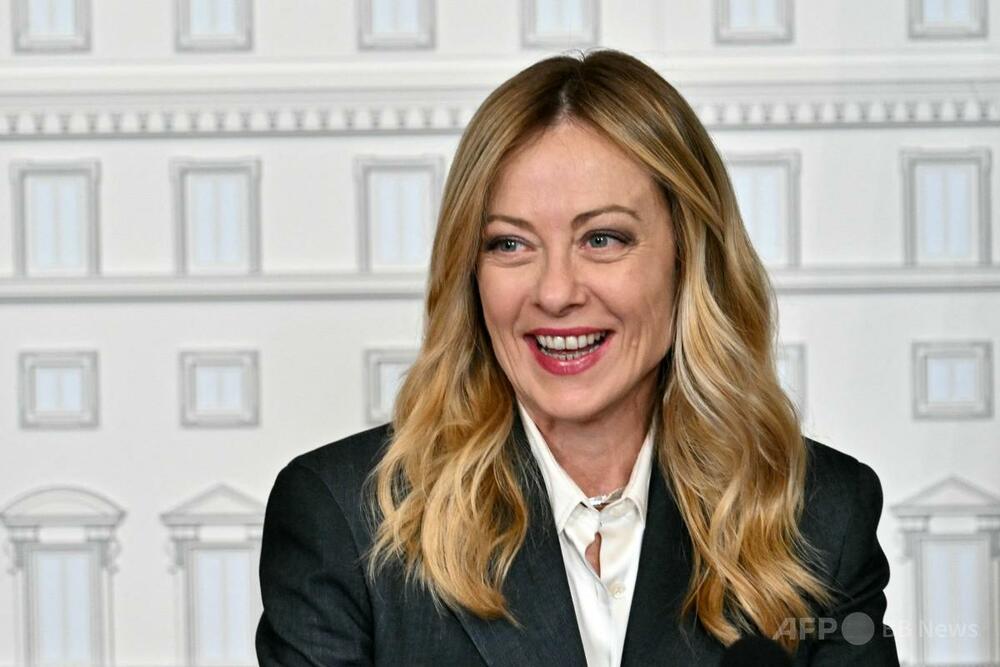 ロシアTV司会者、メローニ氏を「ファシストの子」などと侮辱 伊外務省がロ大使呼び出し抗議