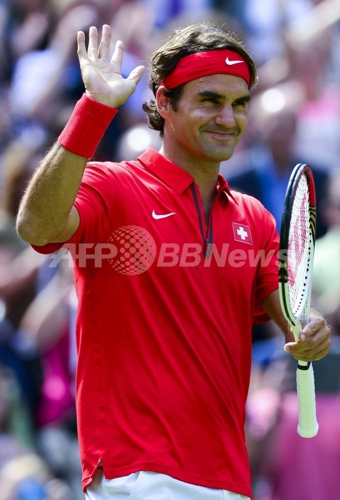 フェデラーが快勝で3回戦進出 写真7枚 国際ニュース：AFPBB News