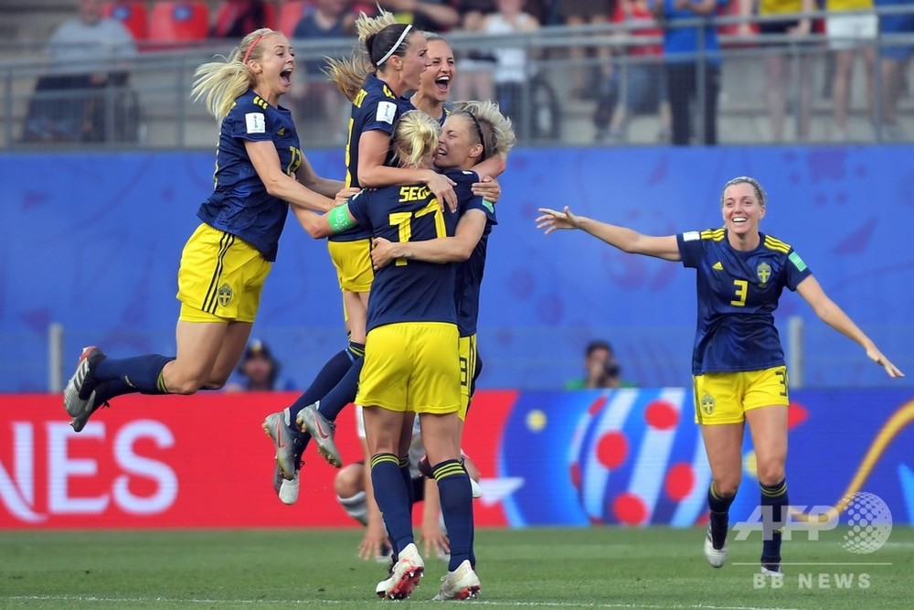 スウェーデンが独撃破で女子w杯4強 東京五輪の切符もつかむ 写真15枚 国際ニュース Afpbb News