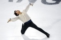 23-24フィギュアスケートグランプリ（GP）シリーズ第3戦、フランス杯、男子シングル・フリースケーティング（FS）。演技に臨む片伊勢武アミン（2023年11月4日撮影）。(c)Sebastien SALOM-GOMIS / AFP