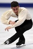フィギュアスケート欧州選手権、男子シングル・フリースケーティング（FS）。演技に臨むハビエル・フェルナンデス（2019年1月26日撮影）。(c)Kirill KUDRYAVTSEV / AFP