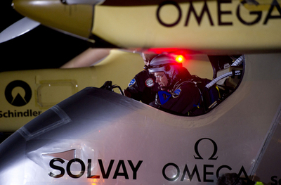 スイスのソーラー飛行機、スペインからモロッコへ