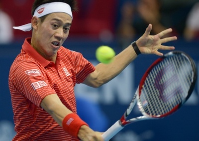 錦織、完勝で準決勝に進出 マレーシア・オープン