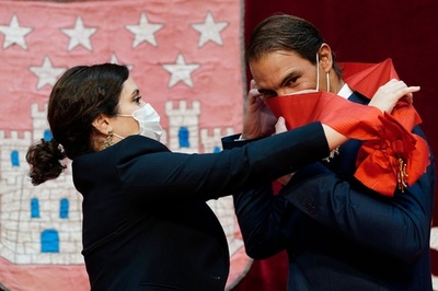 ナダル、「ドス・デ・マジョ大十字勲章」受章 マドリード最高の栄誉