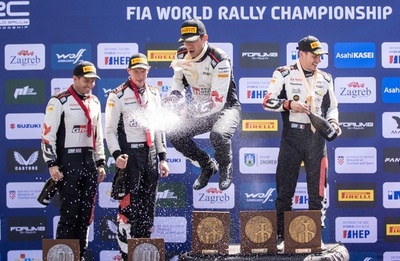 オジェがクロアチア・ラリー制す WRC通算100回目の表彰台