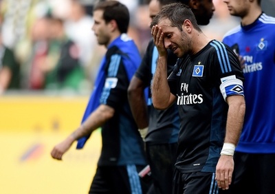 低迷するハンブルガーSV、チーム史上初の降格危機