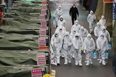 韓国の感染者、161人増え計763人に 新たに2人死亡