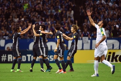 日本がイラクに劇的勝利、山口が決勝弾 アジア最終予選