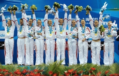 ロシアが優勝 日本は5位に終わる チームTR、世界水泳