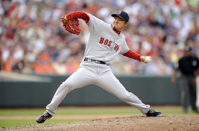 岡島 オリオールズ戦で本塁打を浴びる