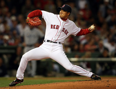 岡島 レイズ戦で1回無失点