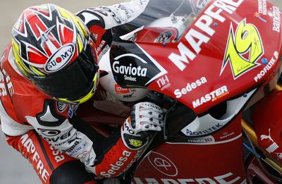 バウティスタ スペインGP・250ccクラスフリー走行2回目でトップに