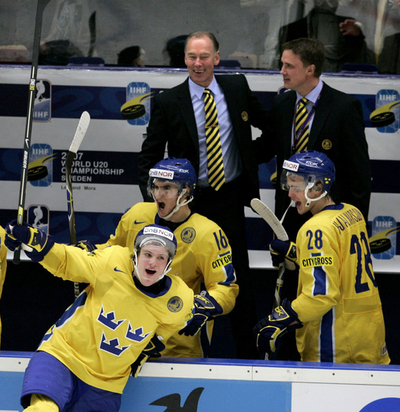 ＜アイスホッケー 世界U-20選手権大会＞スウェーデン チェコに勝利し準決勝進出 - スウェーデン