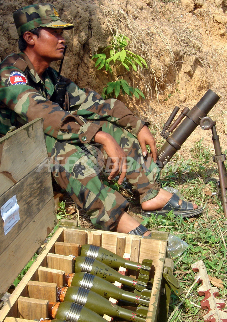 タイ カンボジア国境付近でまた交戦 死者13人に 写真3枚 国際ニュース Afpbb News