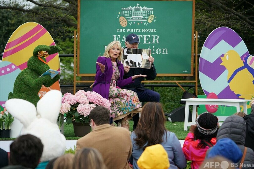 イースター恒例の卵転がし ホワイトハウスで3年ぶり開催