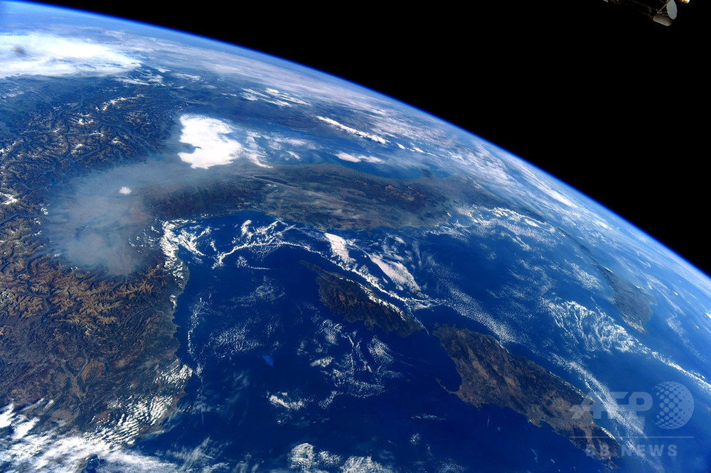 宇宙からでもくっきり、イタリア北部の大気汚染 写真1枚 国際ニュース