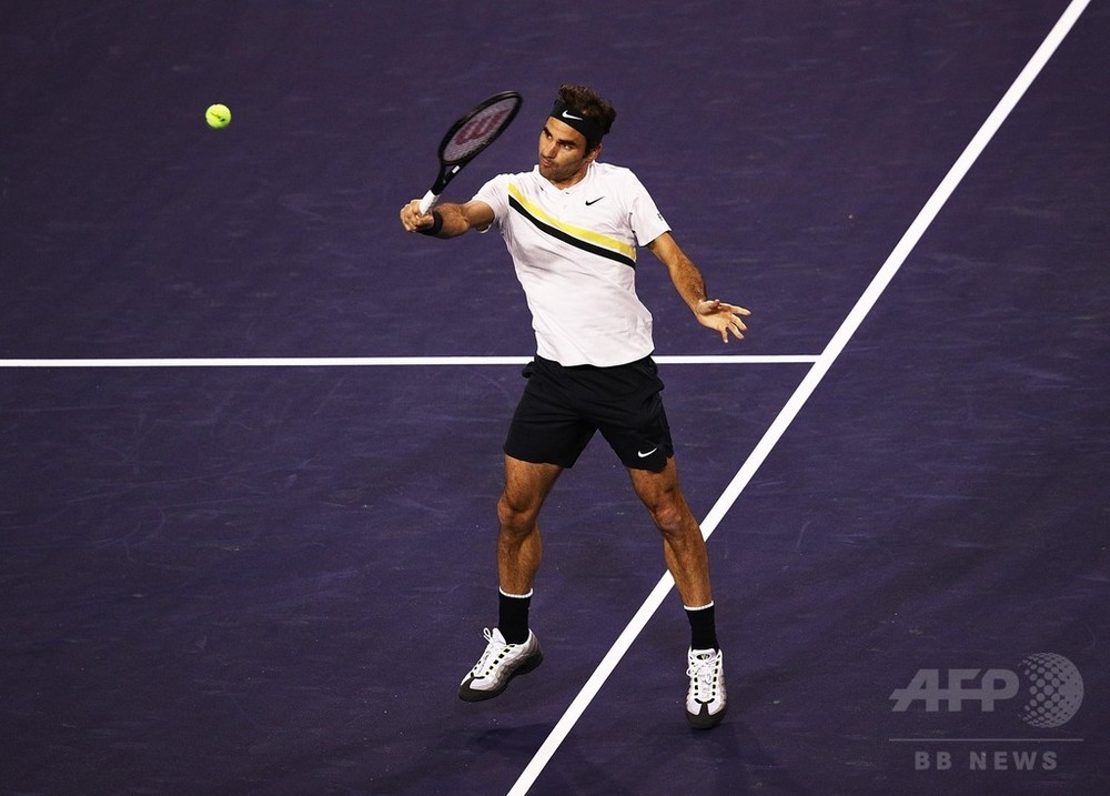 インディアンウェルズで雨、フェデラーの大会初戦が順延に 写真1枚