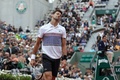 全仏オープンテニス、男子シングルス準々決勝。試合に臨むノバク・ジョコビッチ（2017年6月7日撮影）。(c)AFP/Thomas SAMSON