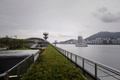 香港・啓徳空港（Hong Kong Kai Tak International Airport、旧香港国際空港）跡地にオープンした豪華クルーズ客船の発着港（2013年6月12日撮影）。(c)AFP/Philippe Lopez