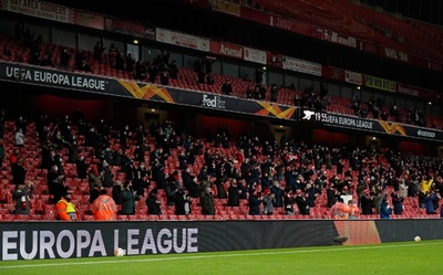 アーセナルが270日ぶりの有観客で快勝、ラピッドは北川が一矢 EL