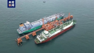 世界最大の海上液化天然ガス受入ステーションが香港で試験運用