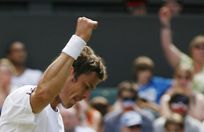 サフィン ジョコビッチを破り3回戦進出