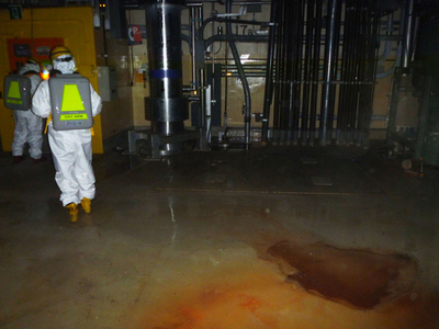 福島第1原発、2号機内の様子