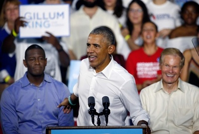 トランプ氏の国境派兵は「政治ショー」、オバマ氏が非難