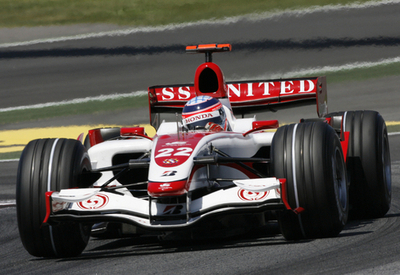 ＜07 F1・第4戦 スペインGP＞フリー走行3回目、佐藤 14番手タイムを記録 - スペイン