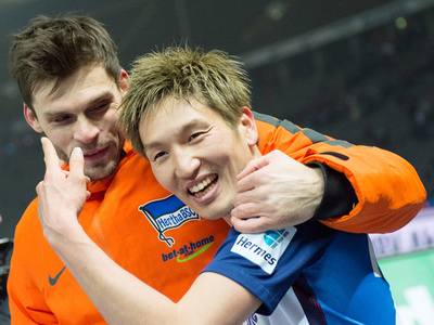 原口が開始直後に決勝弾！ ヘルタは今年初白星