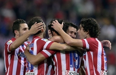 アトレティコがベティスを圧倒、ビジャが2得点