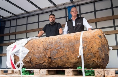 第2次大戦中の不発弾処理、過去最大規模の6万人が避難 ドイツ