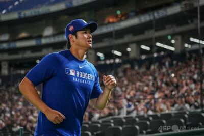 大谷の公式練習をファン数千人が有料観覧 MLB東京シリーズ