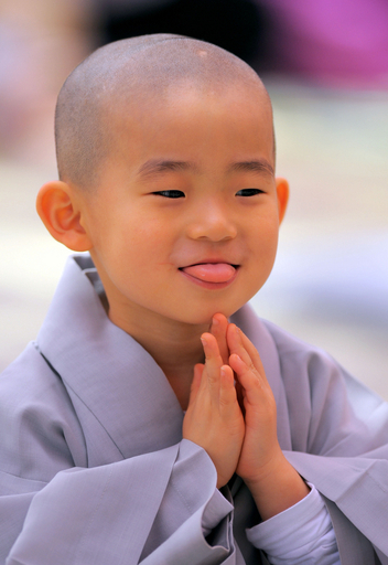 釈迦の生涯を体験する子どもたち、韓国