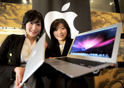 世界最薄ノートPC「MacBook Air」、韓国に上陸