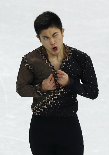 フィギュア男子SPで8位のハン・ヤン、ソチ五輪