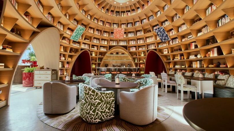 ルイ・ヴィトンのレストラン「Le Café Louis Vuitton」＝ルイ・ヴィトン提供(c)NEWSIS