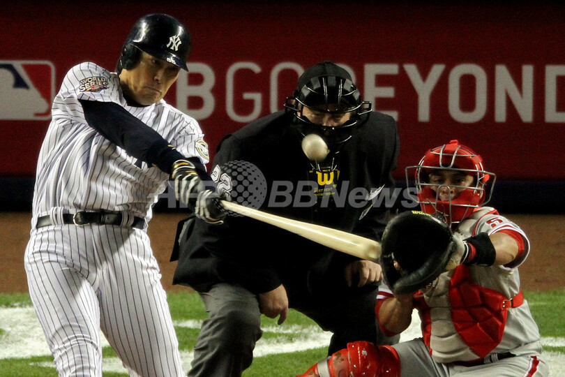 ヤンキースが9年ぶりの頂点 松井秀は6打点でMVPに、MLBワールドシリーズ